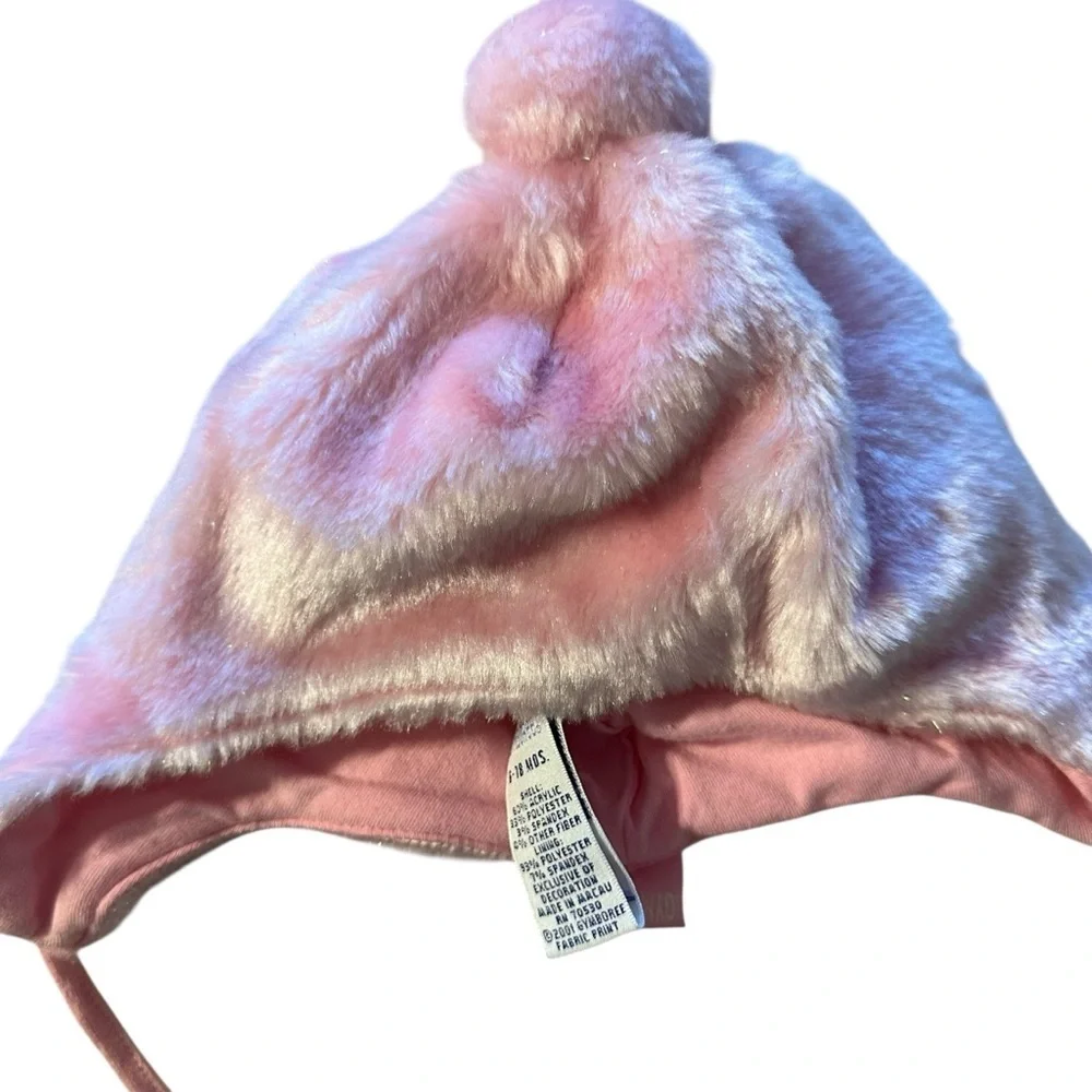 Gymboree Soft Pink Furry Hat for Kids